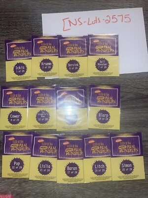 AAAHH REAL MONSTERS 1995 FLEER ULTRA POP-UP INSERT Lote 13 Tarjetas Foto 1 de 4