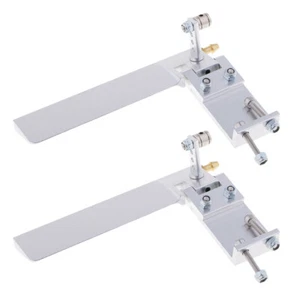 2x 95mm Fernbedienung RC Boot Ruder für elektrische Gas Teile CNC A - Bild 1 von 11