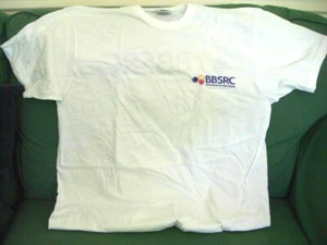 BBSRC White T-Shirt (Medium/Unisex) Science Research (BRAND NEW/SEALED) - Bild 1 von 5