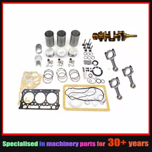 Overhaul Rebuild Kit+3Pcs Rod + Crankshaft Fit For Kubota D902 Engine (seaborne) - Bild 1 von 6