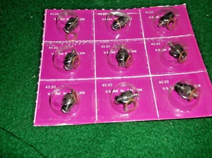 A LOT OF (9) (-K&B-4530) SHORT R/C GLOW PLUGS NEW ON CARD for Model airplane Eng - Picture 1 of 2