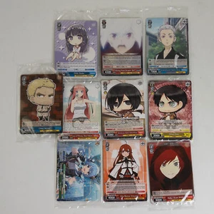 Weiss Schwarz Trading Cards - Lot of 10 Box Topper Promo Cards - Picture 1 of 2