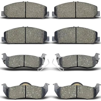 Front + Rear Ceramic Brake Pads For 2007-2015 Nissan Armada Titan Infiniti QX56 - Image 1 of 4