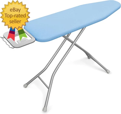 Foldable Ironing Board  Heavy Duty Iron Board with 9 Adjustable Heights  4 Laye - Image 1 of 4