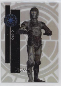 2015 Topps Star Wars High Tek Form 1 Emperor's Throne Room Window C-3PO #7A 13iq - Picture 1 of 3