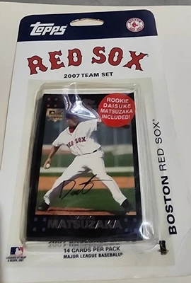 2007 Topps Boston Red Sox Sealed Team Set-14 Cards-Nice! - Image 1 of 2