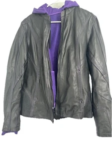 Ladies UNIK Ultra Heavyweight Motorcycle Jacket  Hooded Liner Sz XL - Picture 1 of 5