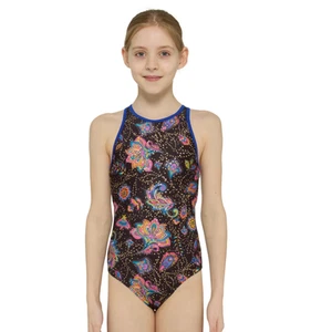 Zoggs Girls Casablanca Hi Front Crossback - Picture 1 of 4