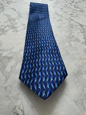 Elegant Blue Italo Ferretti Tie - Brand New with Tags - Image 1 of 4