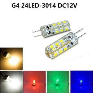 LED Bulb G4 12V 3W 5W Cool White Green Blue 2-Pin Light Replace Halogen Lamps - Picture 1 of 18