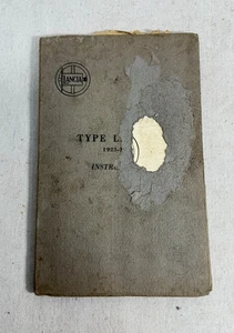 Vintage 1926 Lancia Lambda Type 1923–1924 Instruction Manual 3rd Edition - Bild 1 von 24