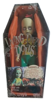Muñecas Living Dead Serie 18 Variante Gabriella en Caja Ataúd Sellada Foto 1 de 4