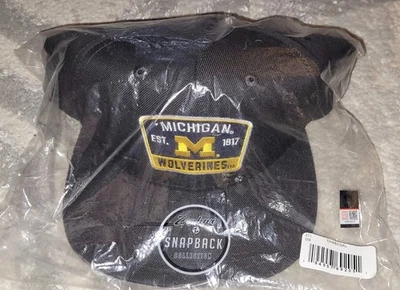 Zephyr Michigan Wolverines Snapback Hat Cap Adjustable Black NCAA - Brand NEW  - Image 1 of 4
