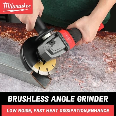 Milwaukee M18 125mm Smerigliatrice Angolare Brushless 3 Ingranaggi Velocità Variabile 18V Senza Fili
