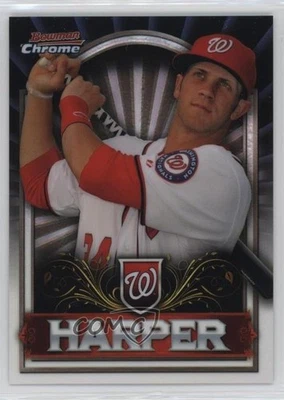 2011 Topps Bowman Chrome Exclusive Topps Value Box Silver Bryce Harper #BCE1 - Image 1 of 2