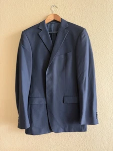 Ermenegildo Zegna Sport Mantel Herren 42 L Navy Blazer Jacke Made In Mexico 2 Knöpfe - Bild 1 von 17