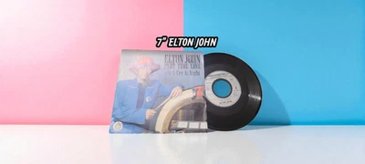 Disque 45 Tours Vinyle 7" Elton John Part Time Love 1978 France - pop - Photo 1/3