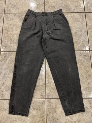 VTG 90s Y2K 31X32 Bugle Boy Pleated Front Pants Tapered Casual Baggy Green - Image 1 of 4