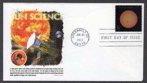 2021 SUN SCIENCE SUNSPOTS (Scott 5604) - Panda Cachet 4-Bar Cancel FDC TC575 - Picture 1 of 1