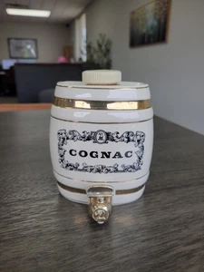 VINTAGE Wade England Ceramic Cognac Decanter Royal Victoria Pottery with Tap - Picture 1 of 24