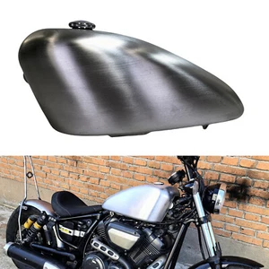Tanque de combustible de gasolina con tapa de aceite para Yamaha XV950 2014-2023 plata sin pintar 14L - Imagen 1 de 10