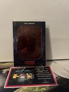 2023 ZEROCOOL STRANGER THINGS SEASON 4 | FOR CHRISSY | INSERT UD-9 RED #’d /99