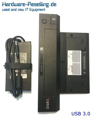 Dell Dockingstation E-Port Plus PR02X K09A USB 3.0 Latitude + 130W Netzteil - Bild 1 von 4