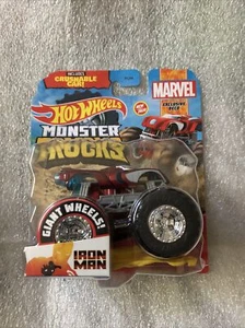 2020 Hot Wheels Marvel Iron Man Monster Jam Truck! Target Exclusives Deco! - Picture 1 of 7