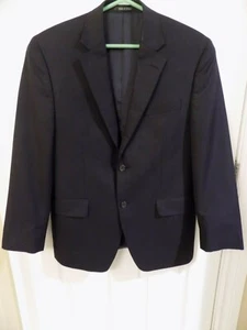Michael Kors Men's 38S Blazer Jacket Dark Blue Pinstripe - Picture 1 of 6