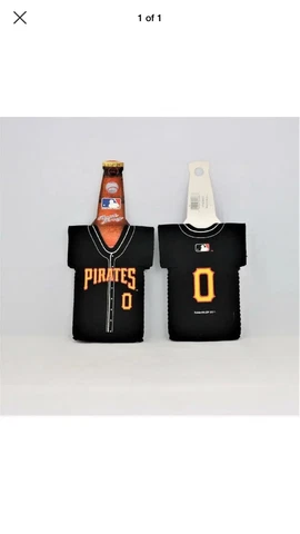 Pittsburgh Pirates MLB Licensed Kolder Bottle Jersey Neoprene Koozie Cover