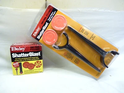 Pistola BB Objetivos Daisy Shatter Blast Holders y 68 Objetivos NUEVO SELLADO Envío Rápido Foto 1 de 4