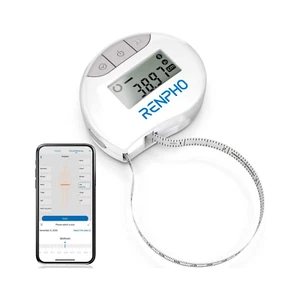 RENPHO Smart Tape Measure Body Measuring Tape for Weight Loss Bluetooth Tape US - Picture 1 of 20