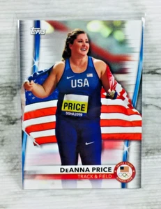 2020 TOPPS U.S. OLYMPIC & PARALYMPIC #43 DEANNA PRICE (TRACK & FIELD) RC ROOKIE! - Picture 1 of 2