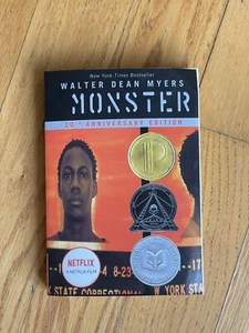 Monster - 9780064407311, Walter Dean Myers, paperback - Foto 1 di 2