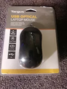 Targus AMU650 3-Button Optical Sensor USB Wired Laptop Mouse AMU80US Brand New. - Picture 1 of 4