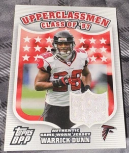 2006 Topps Draft Picks & Prospects #UC-WD Warrick Dunn Upperclassmen Jersey 🏈 - Picture 1 of 2