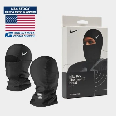 Nike Pro Therma-Fit Hyperwarm Hood Ski Mask Black - SHIPS SAME DAY!