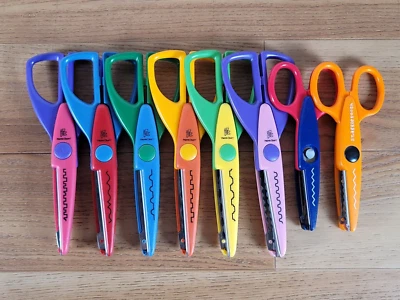 Scrapbooking Design Scissors - Provo Craft Scissors - Design Edgers - Lot of 8 - Image 1 of 4