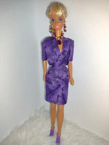 4 pc Purple Fits Standard Barbie Other 11.5" Fashion Dolls Handmade OOAK Outfit - Picture 1 of 15