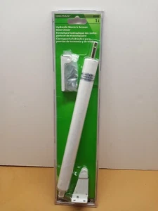 Hillman Hydraulic Storm & Screen Door Closer White New In Package - Picture 1 of 5