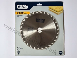 Mac Allister Kreissägeblatt 210mm x 30mm x 30 HM Zähne 41B - Bild 1 von 1