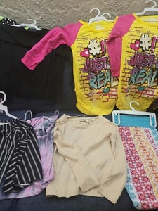 14 Pieces Of Girls Clothing Size L 10/12 Brand New w/tags In Excellent Condition - Picture 1 of 14
