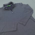 Hugo Boss Sweater Mens Extra Large 1/4 Zip Pull Over Pin Striped Outerwear