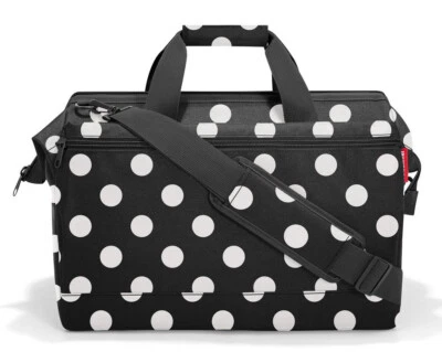 reisenthel allrounder L pocket Reisetasche Tasche dots white MK7073 - Bild 1 von 3