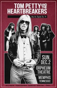 Póster de la gira 1979 de Tom Petty and the Heartbreakers - Imagen 1 de 1