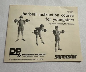 1979 DP Diversified Products Superstar Barbell Instruction Course For Youngsters - Picture 1 of 15