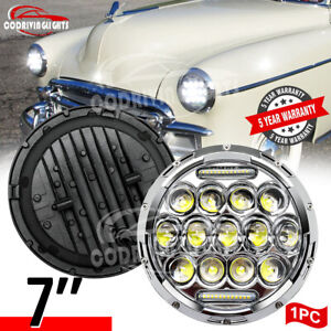 For Chevrolet Bel Air 1950-1957 7" Led Headlights Hi/Lo Sealed Beam Turn Signal