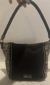 Sakroots Black/Cream Shoulder Bag - Picture 1 of 7