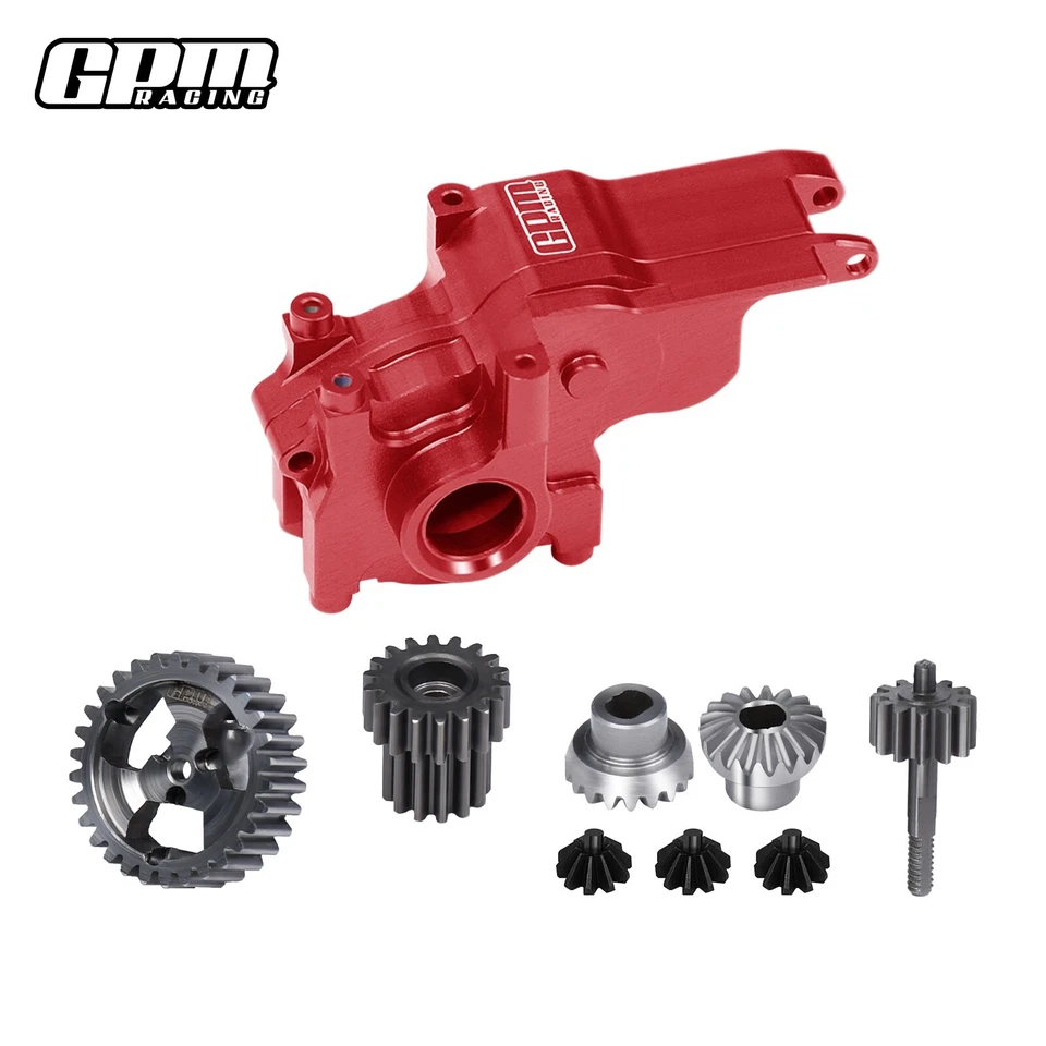 GPM 7075Alu Transmission Case+40Cr Steel Gear Set LOSI 1/24 Micro-B 1/28 Micro-T - Image 1 of 4