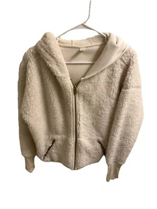 Athleta Sherpa Fleecejacke Wende Damen Gr. ST weiß Active Outdoor warm - Bild 1 von 24